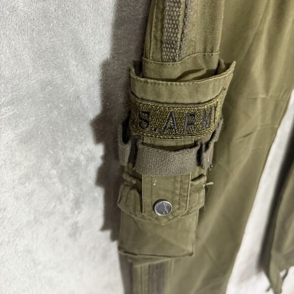 Vintage Y2K Japanese Free Knight Utility Cargo Pants Men 33 Military Green - Picture 8 of 9